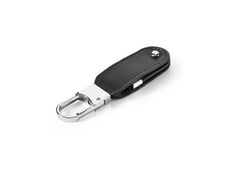 BRAGG 8GB. Memoria USB de 8GB, fabricada en PU y con clip de mosquetón