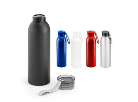 RIO. Botella de aluminio reciclado (100% rAL) con tapón de PP 660 mL