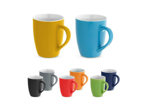 CINANDER. Taza de cerámica con acabado brillante, 370 ml