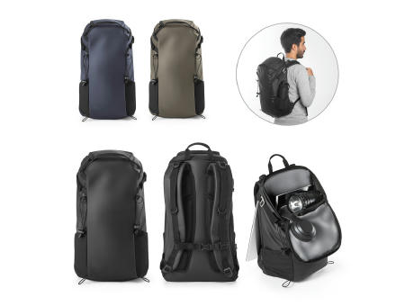 ALASCA. Mochila de senderismo con revestimiento impermeable