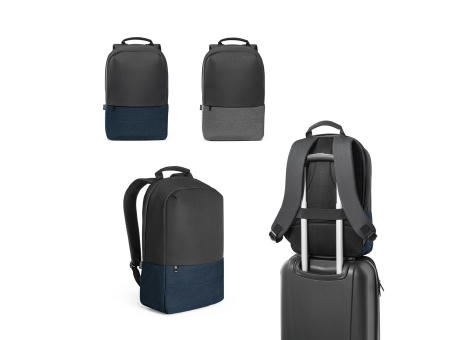 GENOA BPACK. Mochila antirrobo en poliéster reciclado de alta densidad 600D