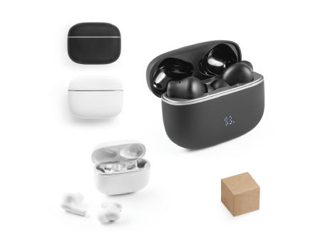 CAUBY. Auriculares inalámbricos con ANC y 10 horas de autonomía en ABS reciclado (100% rABS)