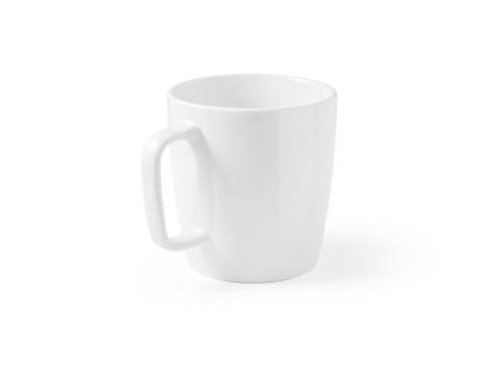 DHONI WHITE. Taza de cerámica 450 ml