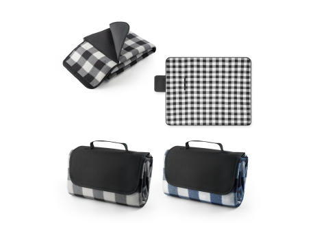 RILEY II. Manta de picnic con forro de EPE (180 g/m²) con estampado