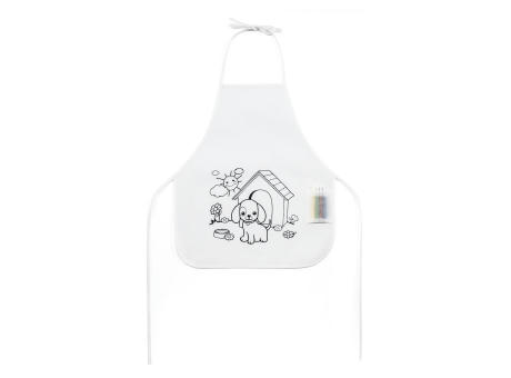 NILO. Delantal infantil para colorear en tejido sin tejer (80 g/m²)