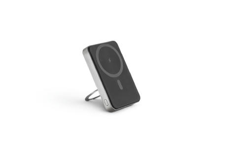 WARSHEL 10. Batería externa magnética de 10 000 mAh con cargador inalámbrico ultrarrápido de 15 W en ABS reciclado (100 % rABS) y soporte