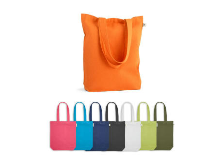 MERIDA. Bolsa de algodón (50%), algodón reciclado (30%) y poliéster (20% rPET) (220 g/m²)
