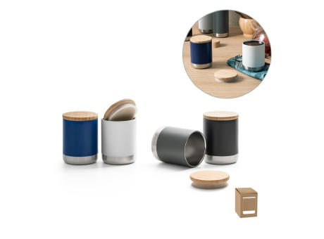 NORRE TUMBLER. Vaso de acero inoxidable (36% reciclado) con pared doble de insolacion 370 mL