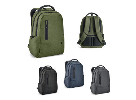 BOSTON. Mochila para portátil de 17" de nylon impermeable de 2Tone