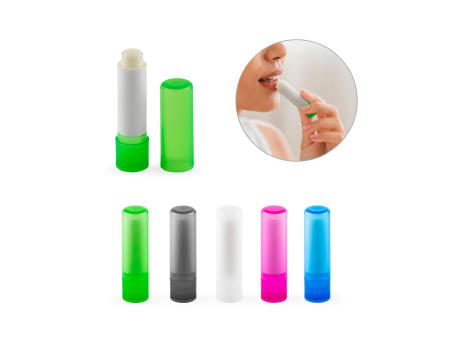 JOLIE VEGAN. Bálsamo labial vegano, en ABS reciclado (100% rABS) y PP, con aroma de vainilla