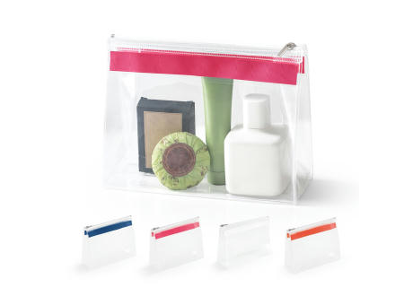 CHASTAIN. Neceser transparente en EVA con cremallera