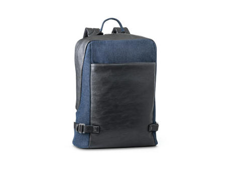 DIVERGENT BACKPACK I. Mochila para portátil de hasta 15.6'' en tejido vaquero y PU