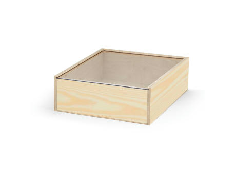 BOXIE CLEAR L. Caja de madera L