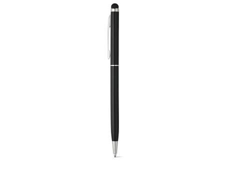 ZOE BK. Bolígrafo de aluminio con punta táctil
