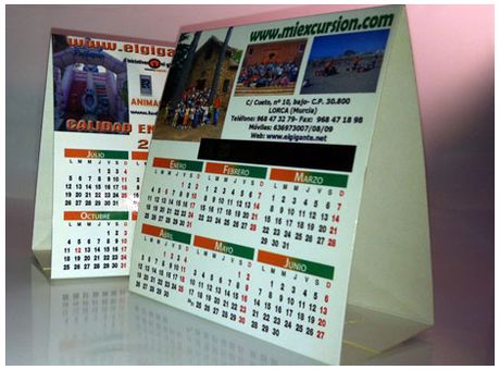 calendario termómetro sobremesa en cartoncillo (v)