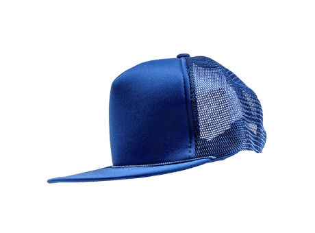 PACK GORRA AZUL CON TEJIDO FRONTAL ESPUMA Y REJILLA.