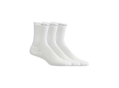 ACTIVE HIGH SOCK 3-PACK WHITE 34/36