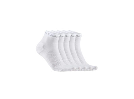 ACTIVE MID SOCK 5-PACK WHITE 34/36