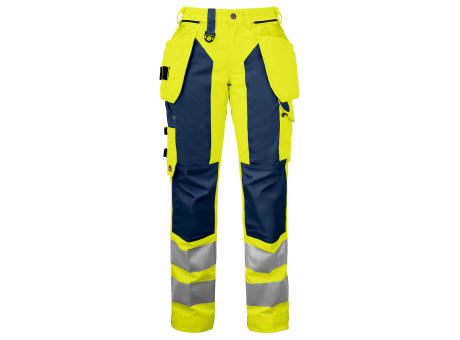 6519 PANTALON MUJER EN ISO 20471 AMARILLO-AZU C34