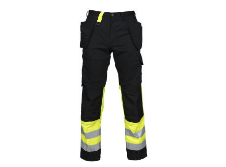 PANTALÓN EN471-CLASE1 AMARILLO-NEG D100