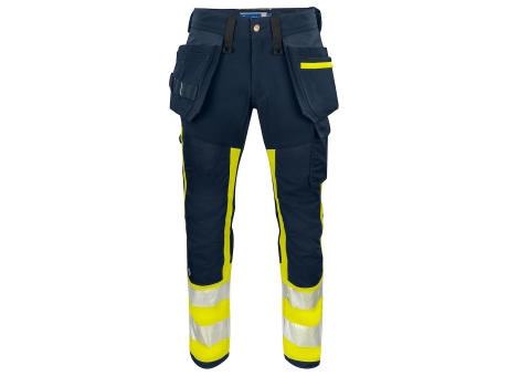 6540 PANTALÓN HV CLASE 1 AMARILLO/MARINO C44