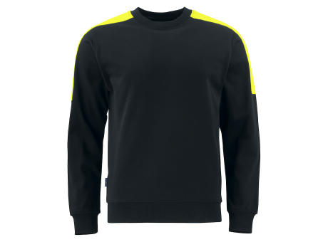 2125 SWEATSHIRT NEGRO/AMARILLO XS