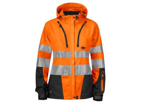 6423 LAYER JACKET LADIES CL.3/2 NARANJA/NEGRO L