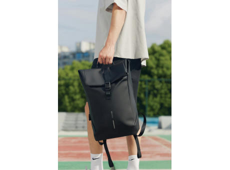 Mochila urbana resistente al agua con solapa