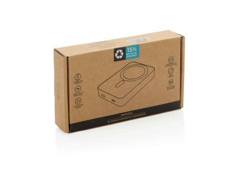 Batería magnética plástico reciclado Amporia RCS 10.000 mAh