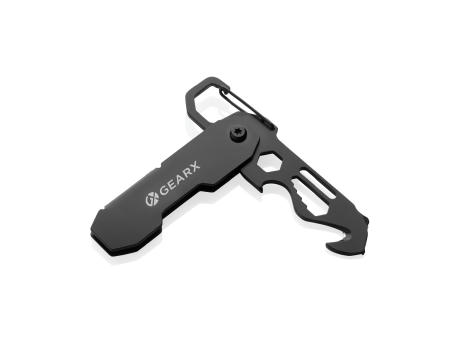 Herramienta EDC plegable Gear X mosquetón y cutter