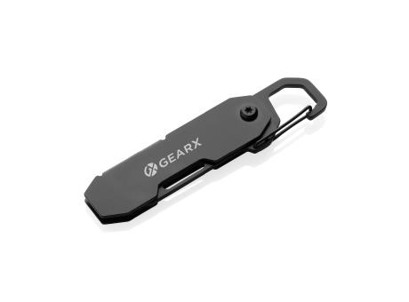 Herramienta EDC plegable Gear X mosquetón y cutter