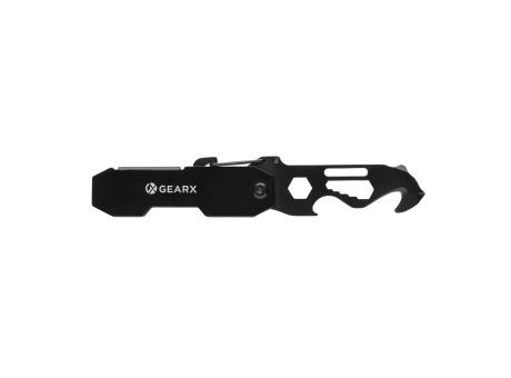 Herramienta EDC plegable Gear X mosquetón y cutter
