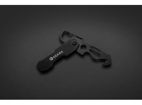 Herramienta EDC plegable Gear X mosquetón y cutter