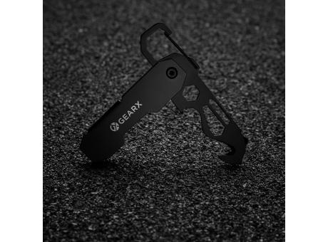 Herramienta EDC plegable Gear X mosquetón y cutter