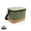 Bolsa y nevera bicolor con detalle de corcho