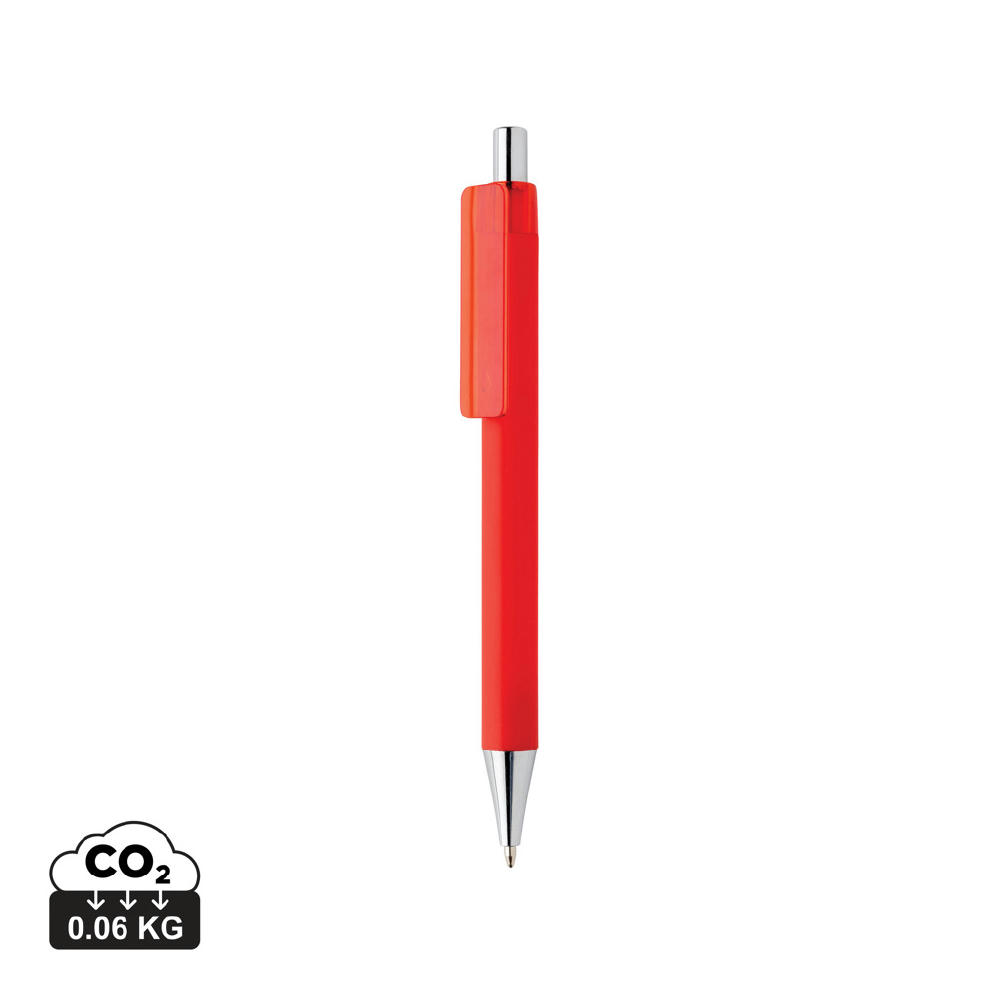 Bolígrafo X8 táctil suave R-ABS con certificación RCS