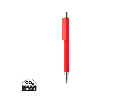 Bolígrafo X8 táctil suave R-ABS con certificación RCS
