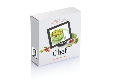 Stand Chef para tablet con bolígrafo táctil