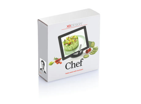 Stand Chef para tablet con bolígrafo táctil