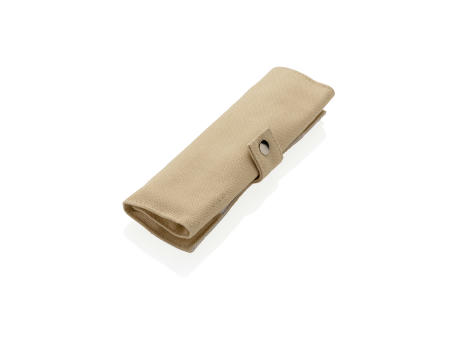 Juego de cubiertos reutilizables de bambú