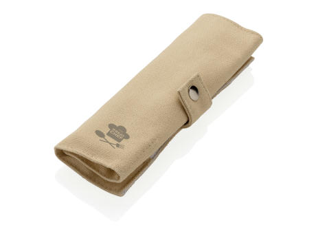 Juego de cubiertos reutilizables de bambú