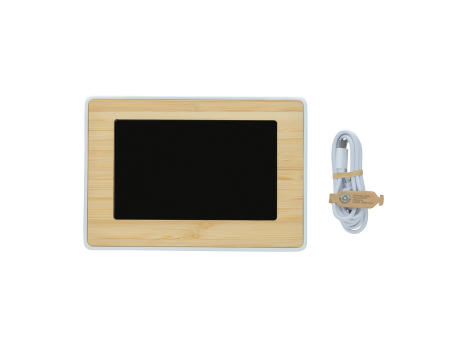 Reloj Utah RCS Rplastic bambú LED