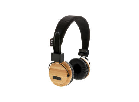 Auriculares inalámbricos bambú