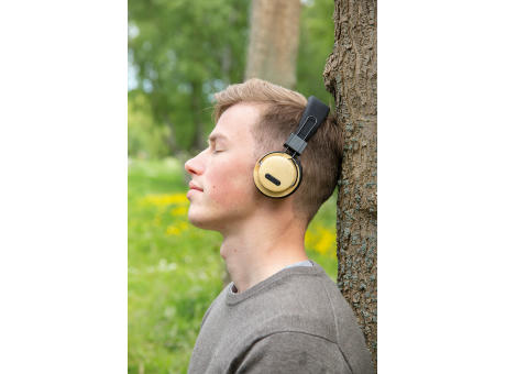 Auriculares inalámbricos bambú