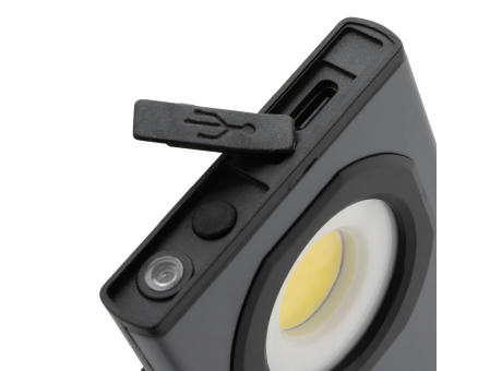 Luz de trabajo de bolsillo USB de plástico reciclado Gear X