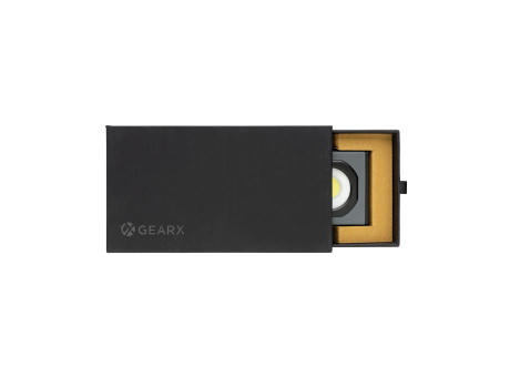 Luz de trabajo de bolsillo USB de plástico reciclado Gear X