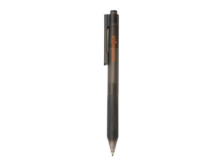 Bolígrafo mate X9 con empuñadura de silicona