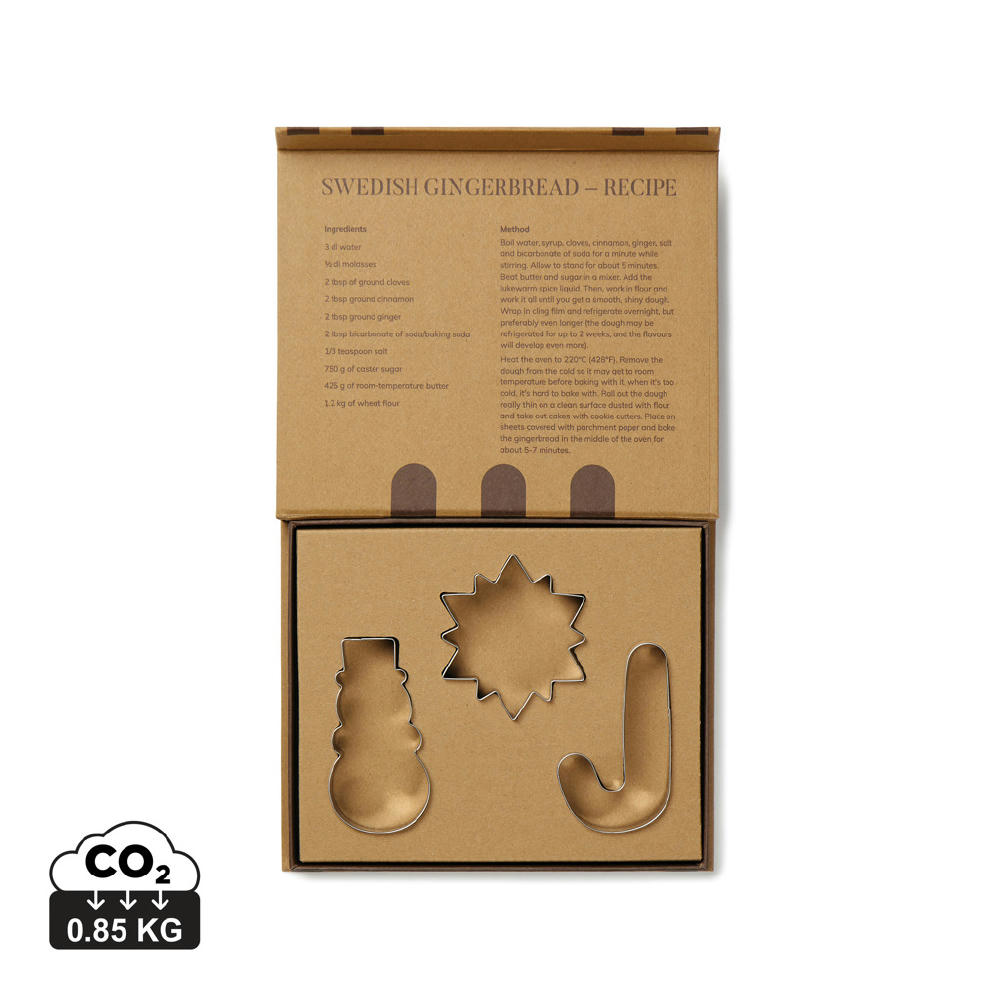 Set 3 cortadores de galletas VINGA Classic