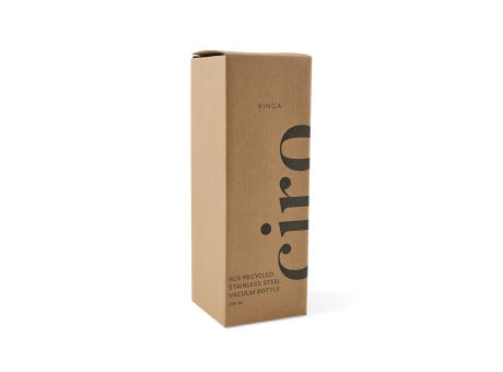 Botella vacio VINGA Ciro RCS reciclada 580 ml