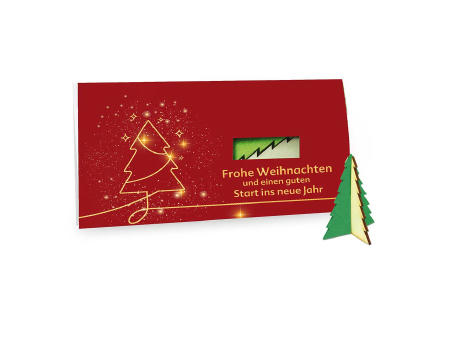 Steckfiguren-Karte Filz - Standardmotiv - Baum